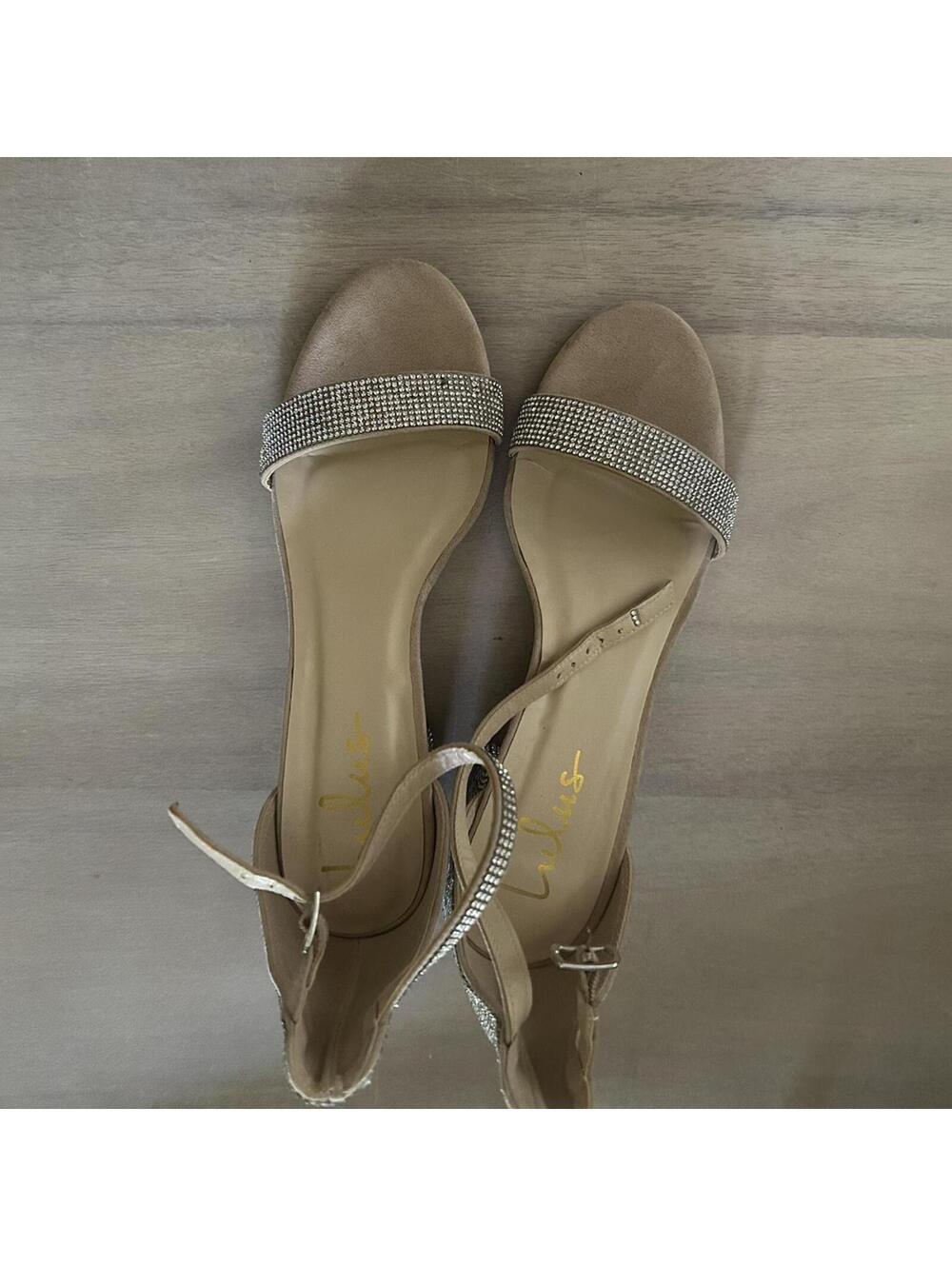 lulus silver kitten heels :)
